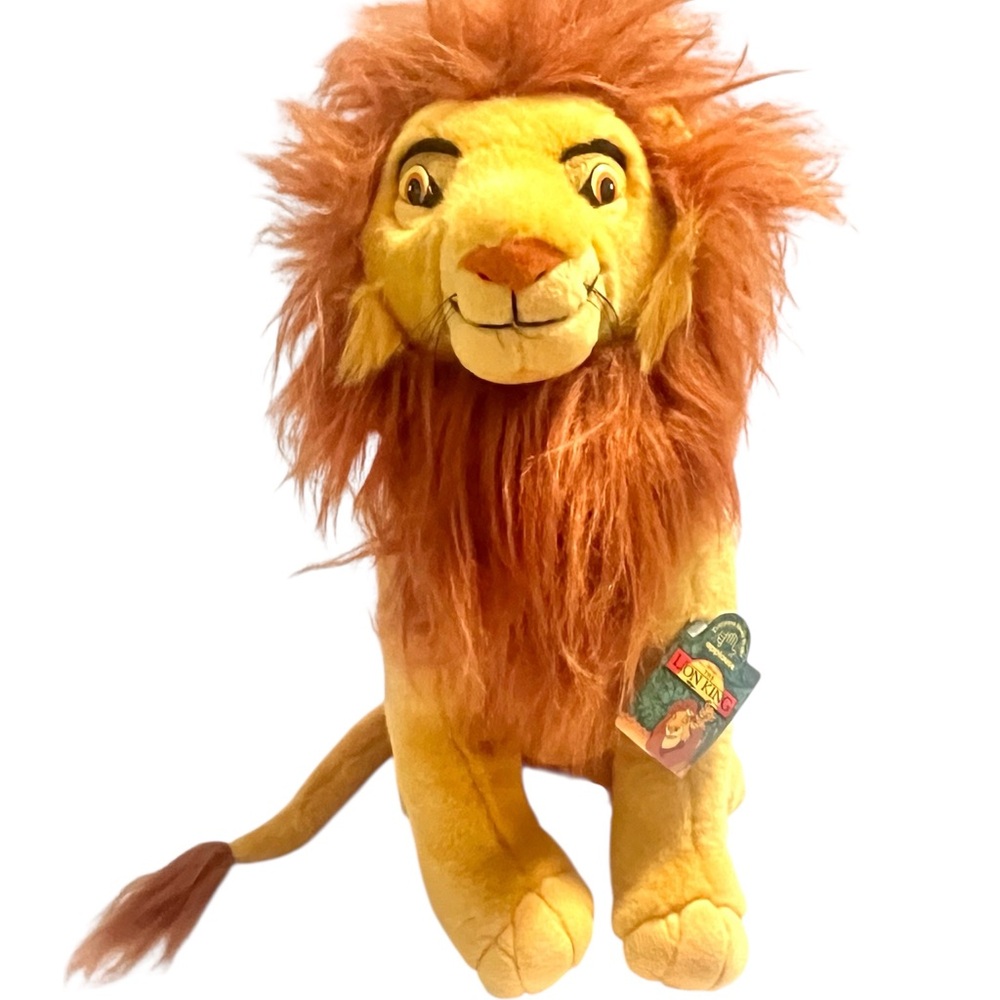 Applause Vintage Disney Lion King Adult Simba Plush Stuffed Animal